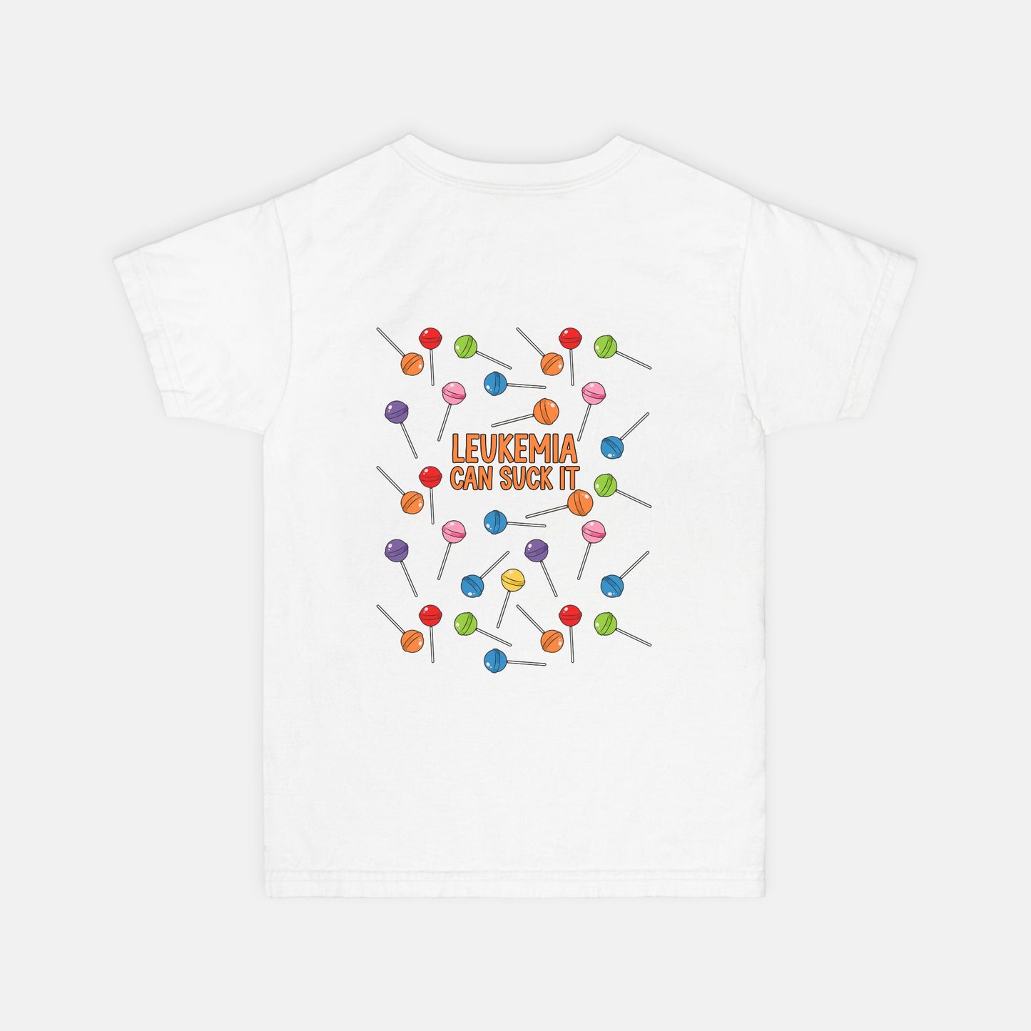Leukemia Can Suck It - Youth Tee, White