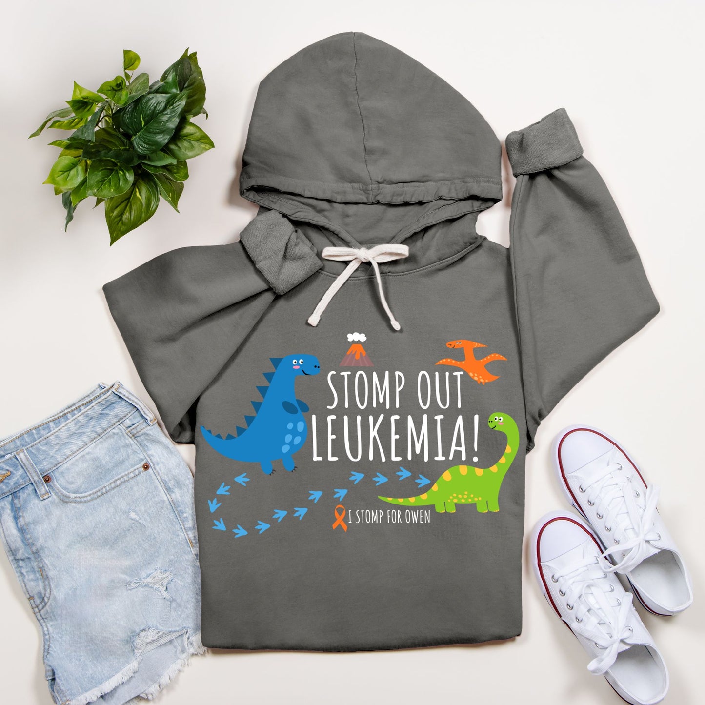 Dino Lightweight Hooded Sweatshirt